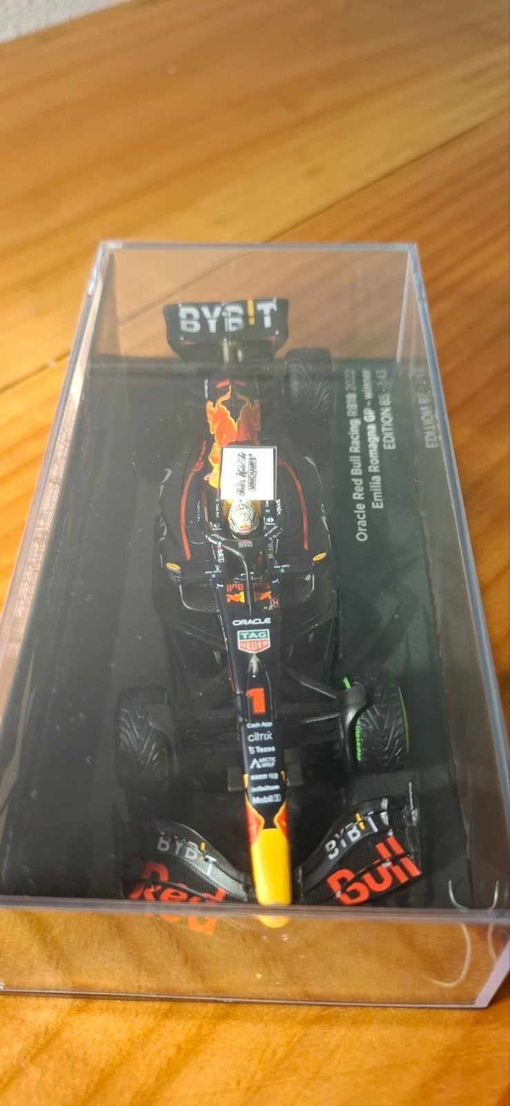 max Verstappen Emilia Romagna GP 2022 RB18 1:43, Ophalen of Verzenden, Nieuw, Auto, MiniChamps