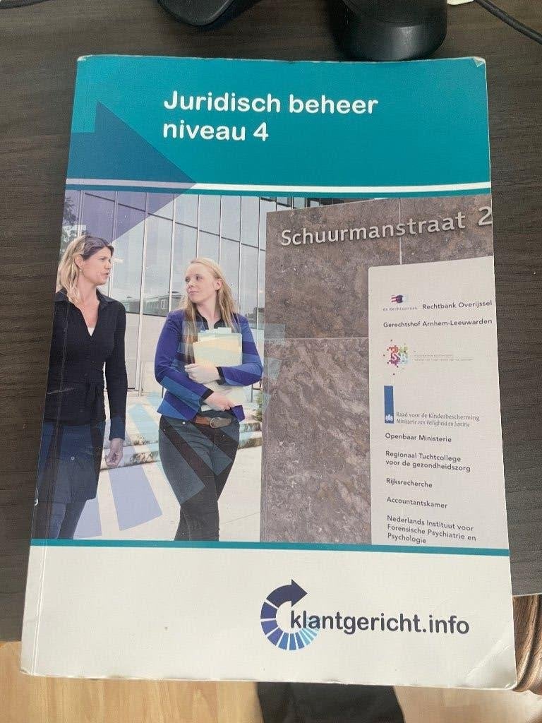 Juridisch beheer Mbo niveau 4, Boeken, Overige vakken, Edu Actief, Ophalen of Verzenden, Zo goed als nieuw