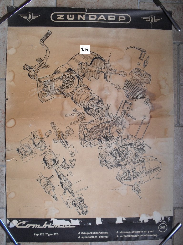 Div zundapp herdruk posters en tekeningen, Ophalen of Verzenden, Zo goed als nieuw, Zadel