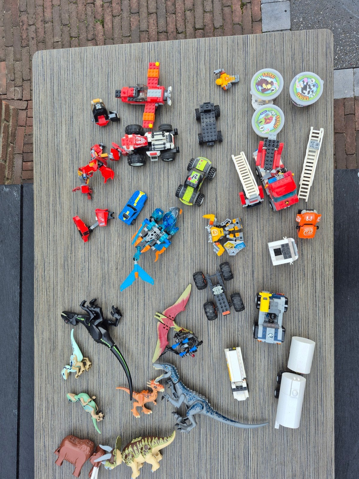 Grote partij LEGO, diverse thema's en minifiguren, Lego, Ophalen of Verzenden, City, Gebruikt