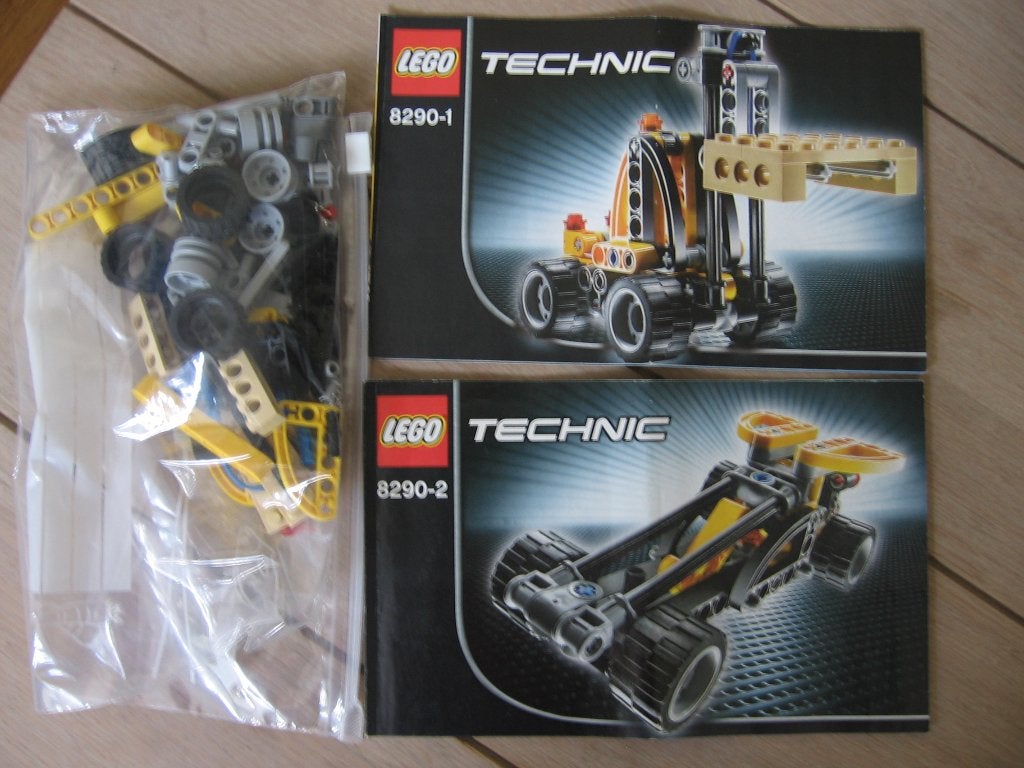 Lego Technic 8290 heftruck / auto., Ophalen, Lego, Zo goed als nieuw, Complete set