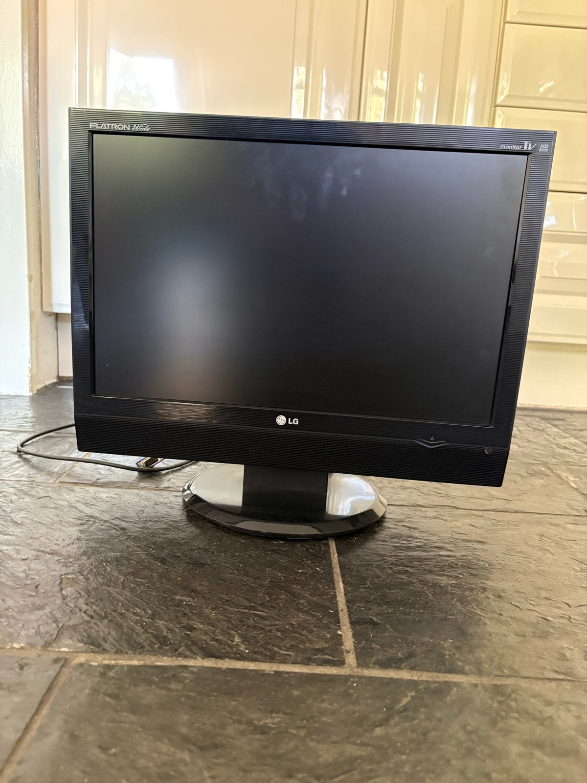 LG Monitor 19 inch inclusief kabels, Computers en Software, Ophalen, Gebruikt, DVI