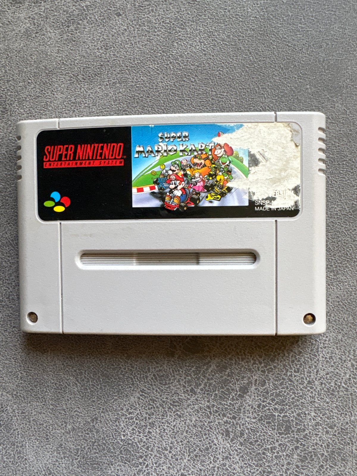 Super Mario Kart SNES cartridge - cartridge only, Nintendo, Gebruikt, Racen en Vliegen, 2 spelers