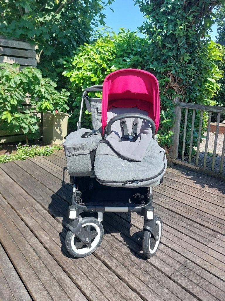 Bugaboo Donkey duo (zo goed als nieuw), Ophalen, Verstelbare duwstang, Bugaboo, Zo goed als nieuw