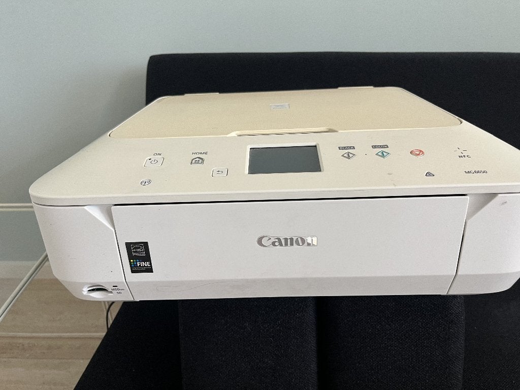Canon MG6650 printer met inktcartridges, Ophalen, Kleur printen, Gebruikt, Inkjetprinter