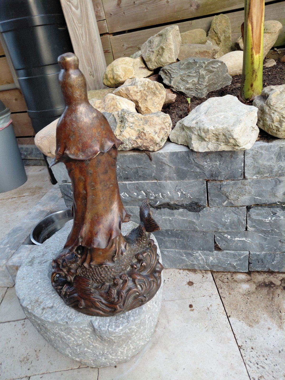 boeddha brons, Tuin en Terras, Waterpartijen en Fonteinen, Ophalen of Verzenden, Nieuw, Fontein