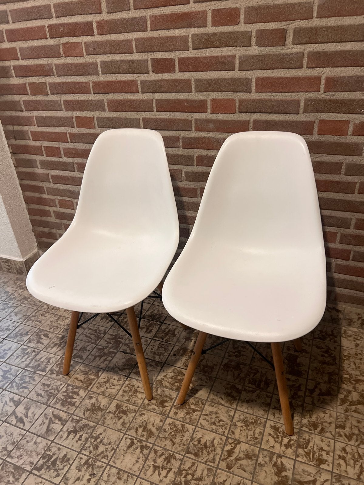 Kuipstoelen 2x, Ophalen, Kunststof, Gebruikt, Twee
