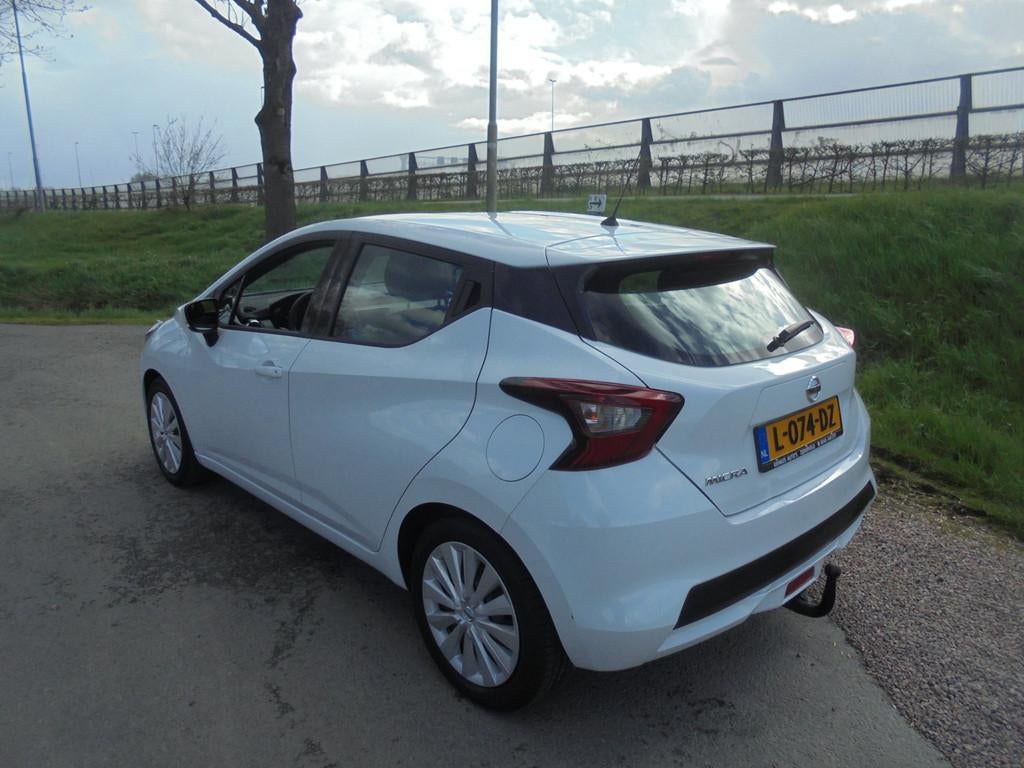 Nissan Micra Nissan Micra 1.0 benzine airco trekhaak 47.000k, Voorwielaandrijving, Euro 6, Wit, Origineel Nederlands