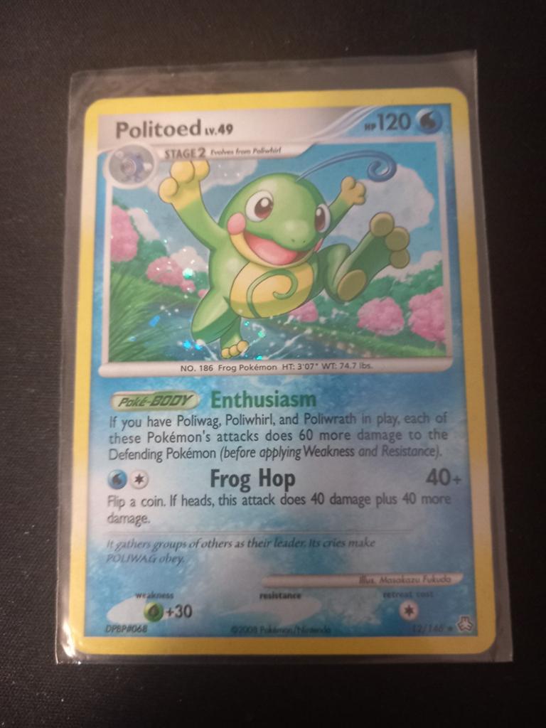 Politoed- 12/146, Ophalen, Gebruikt, Losse kaart, Foil
