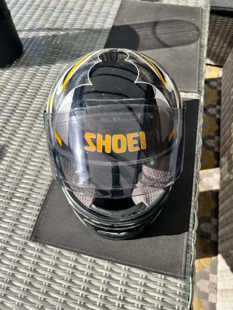 Shoei Integraalhelm Maat S - Zwart/Geel/Wit Design, Motoren, Kleding | Motorhelmen, Ophalen, Dames, Integraalhelm, S