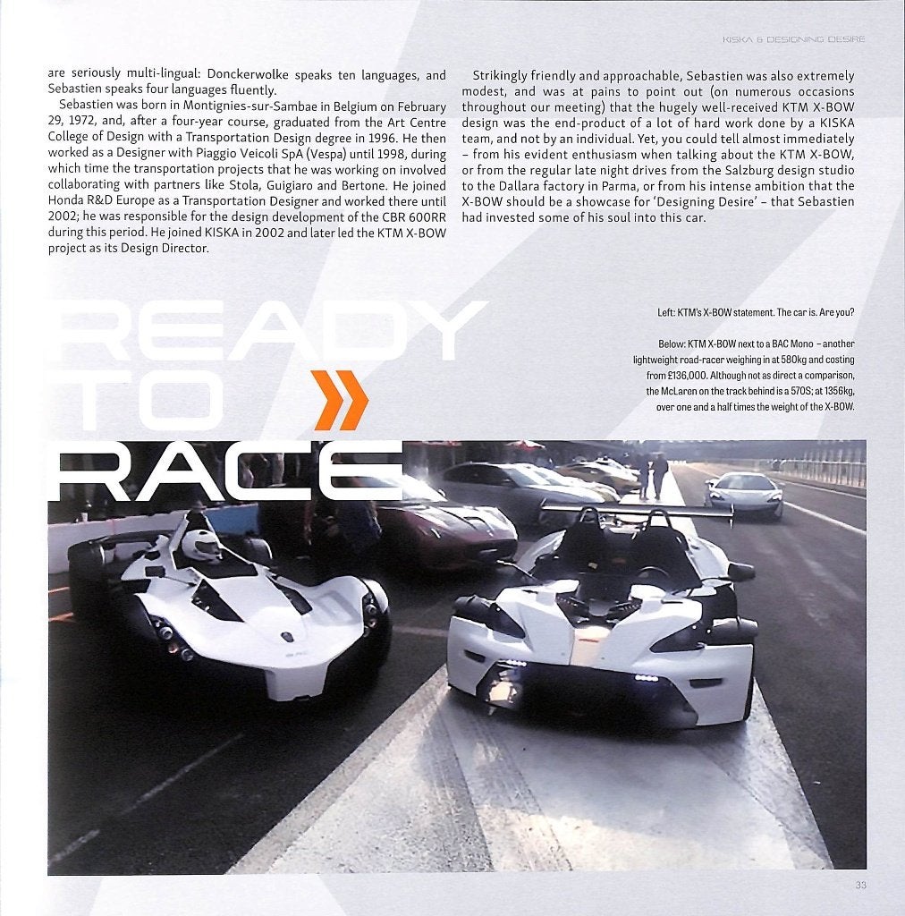 KTM X-BOW, Anne Christina Reck, Verzenden, Nieuw, Overige merken