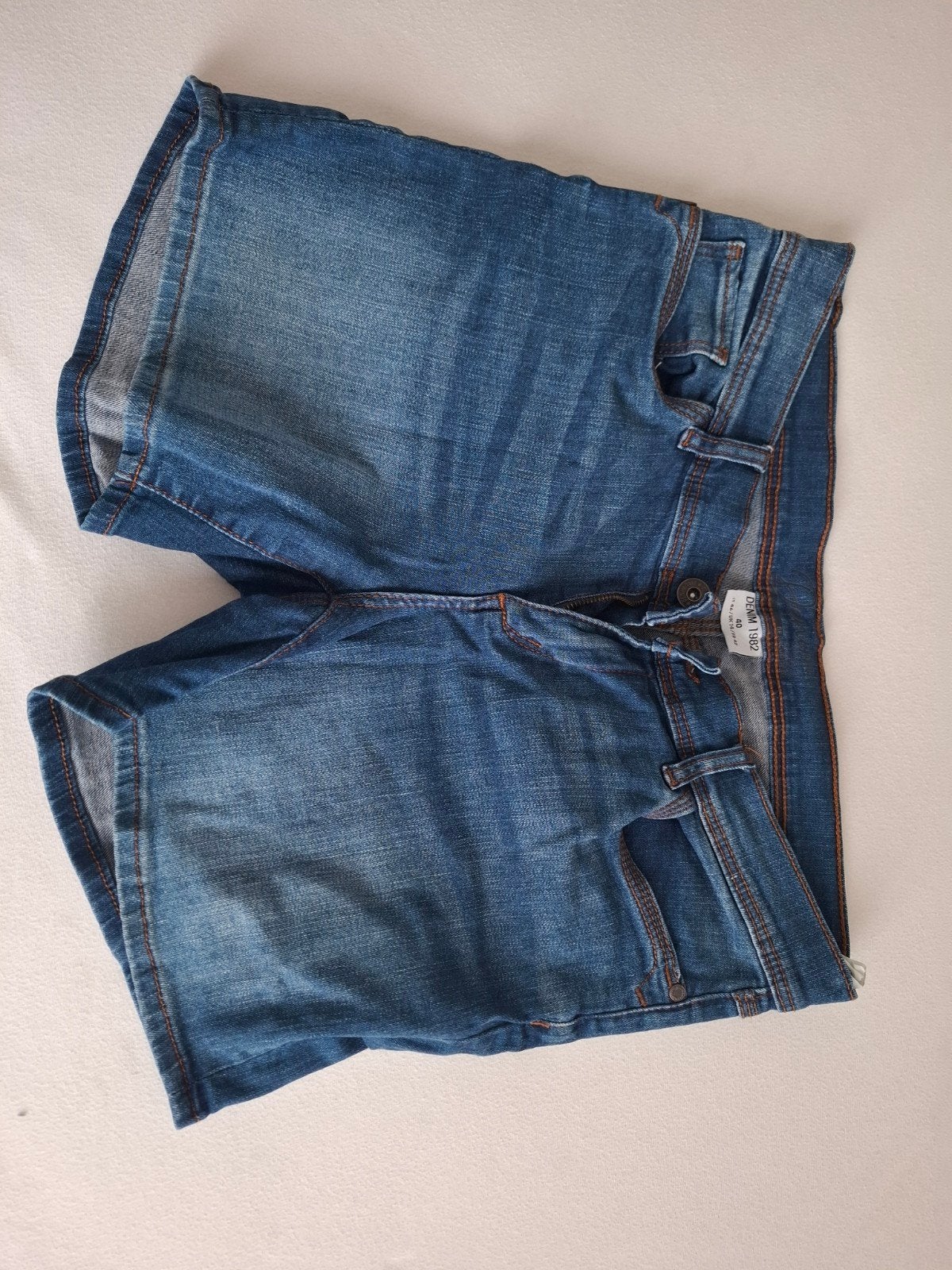 Blauwe denim shorts van Denim 1982, maat 40, Maat 38/40 (M), Kort, Blauw, Ophalen of Verzenden