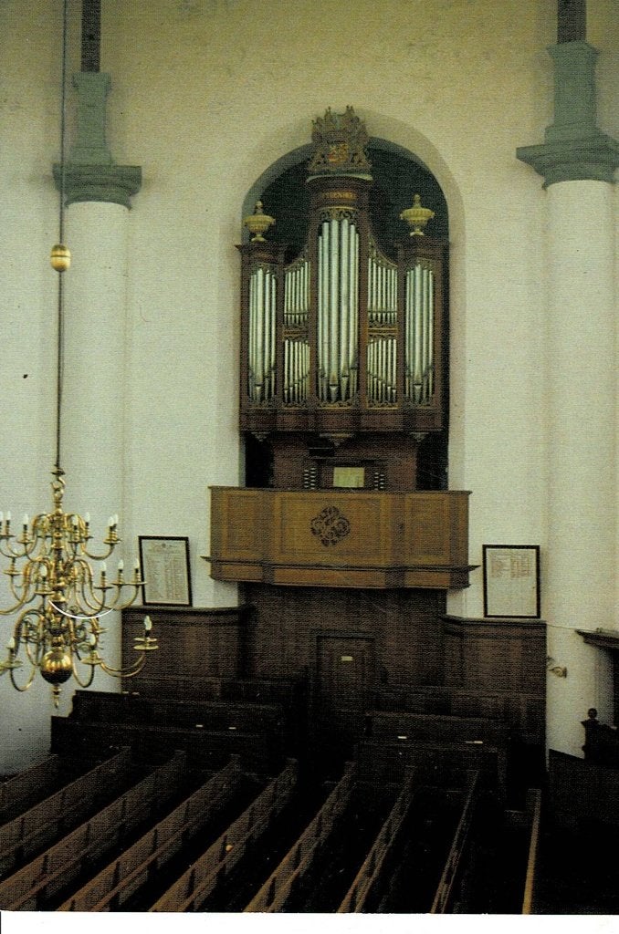 Willemstad, interieur Herv. Kerk, Verzamelen, Verzenden, Ongelopen, Noord-Brabant