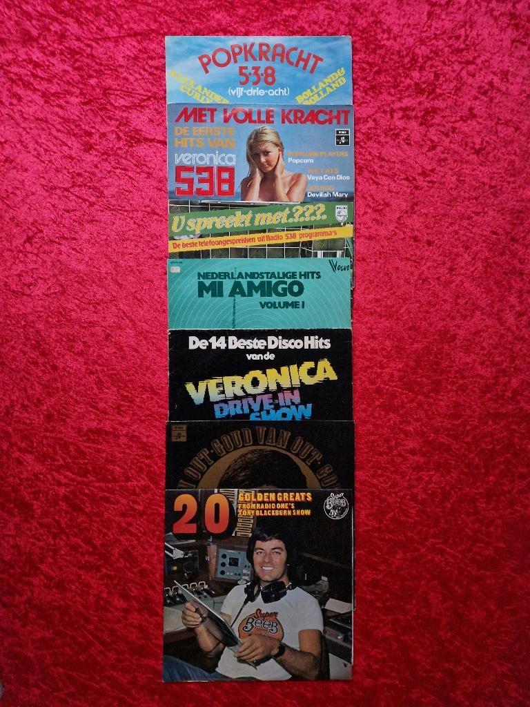 radio veronica mi amigo 538 piraten jingles 27 mc -> partij, Ophalen, Gebruikt, 12 inch