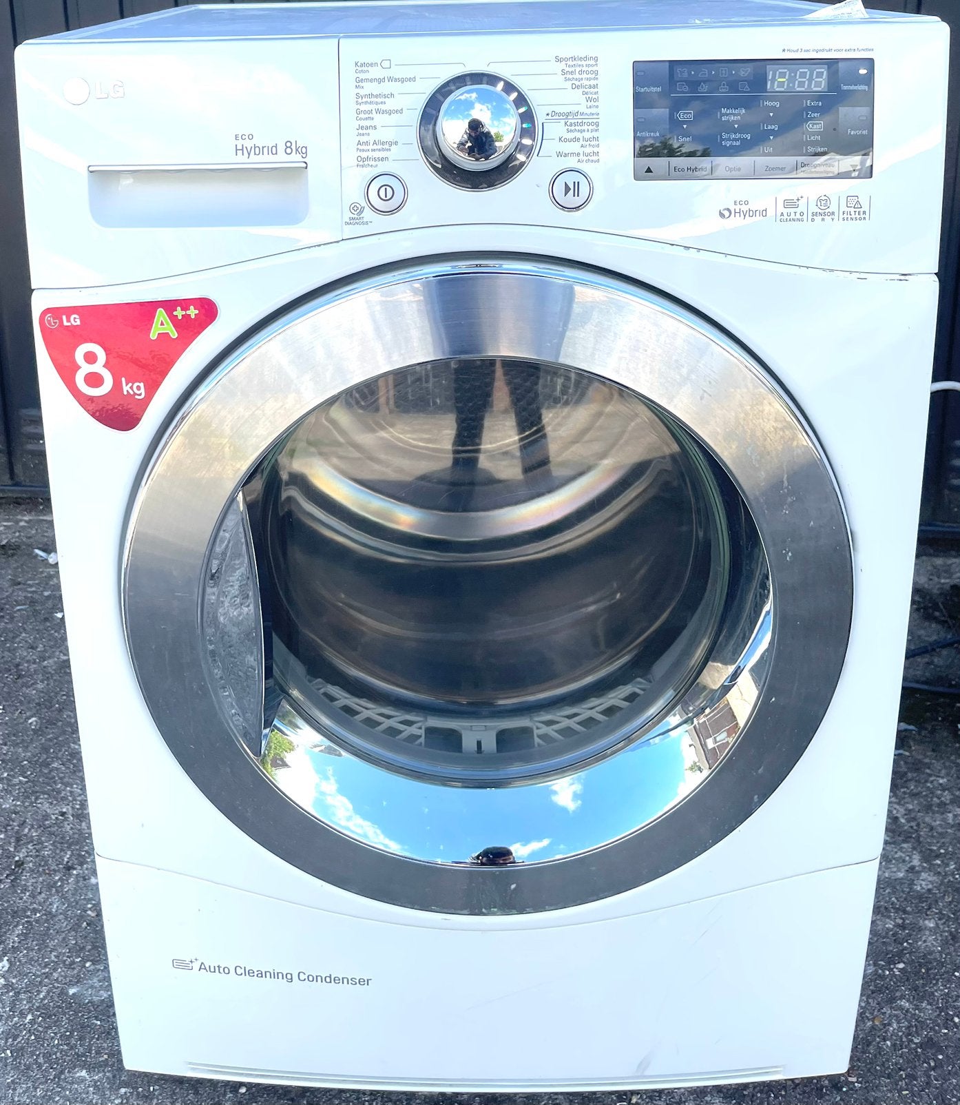 Prachtige, LG hybrid Warmtepompdroger 8KG top staat A+++