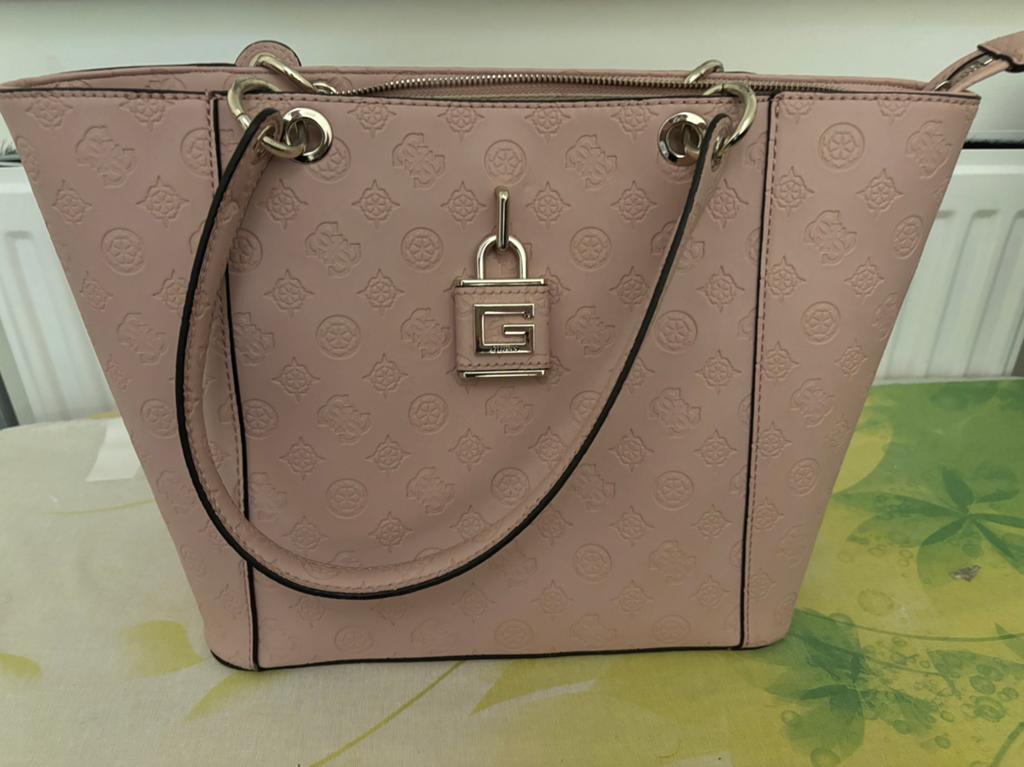 Guess tas, Ophalen, Zo goed als nieuw, Roze, Handtas