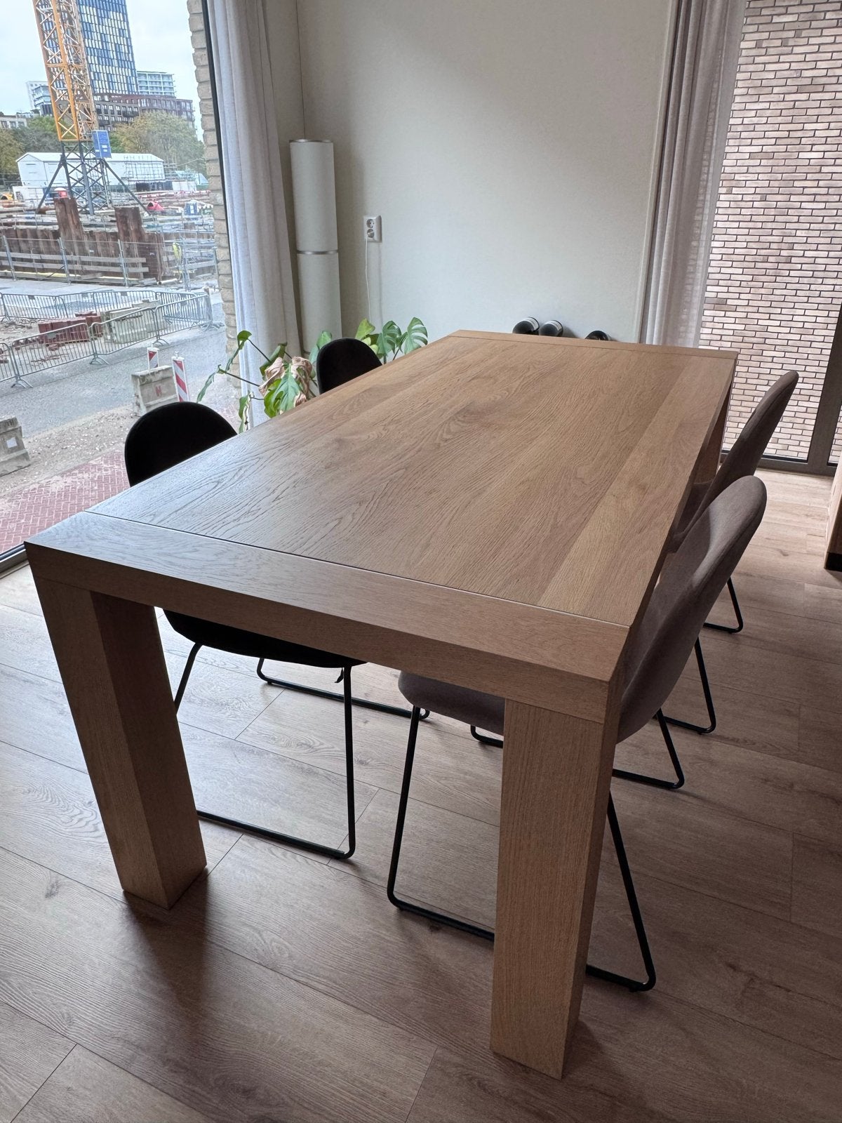 Houten eettafel 180x90cm in goede staat, Ophalen, Gebruikt, 50 tot 100 cm, 150 tot 200 cm