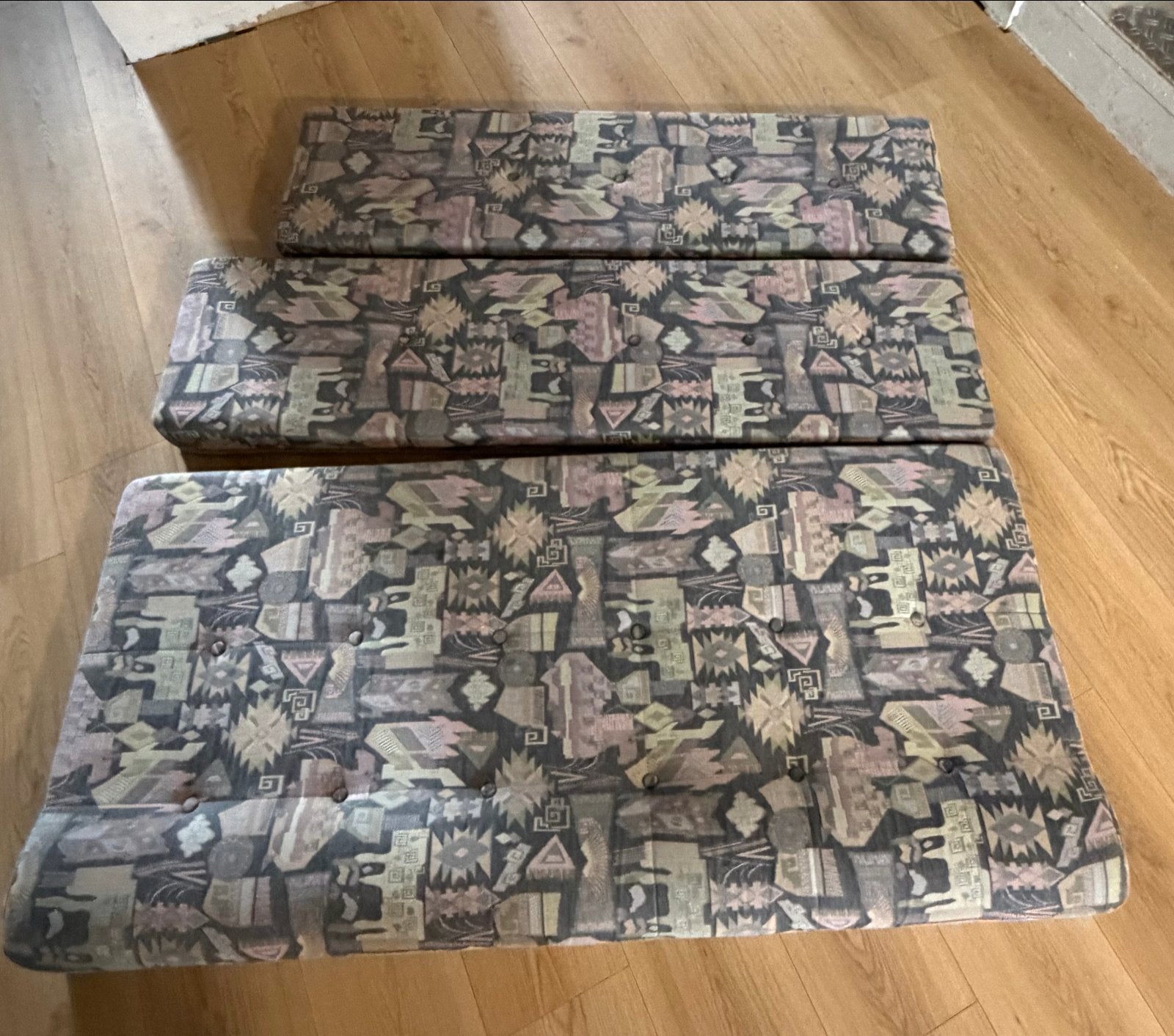 Set van 3 kussens voor caravan of camper, Caravans en Kamperen, Ophalen, Gebruikt