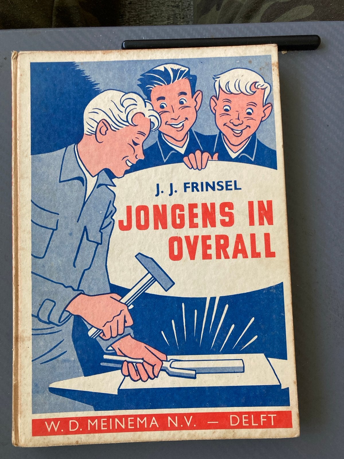 J.J. Frinsel - Jongens in Overall (Vintage Boek), Ophalen of Verzenden, Gelezen, Fictie algemeen