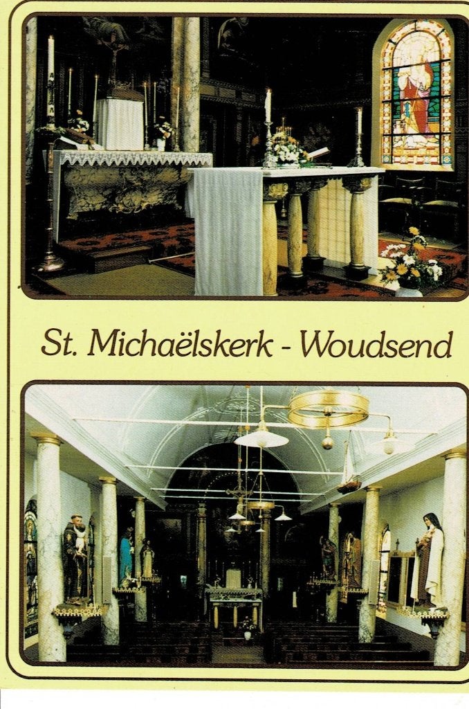 Woudsend, interieur Kerk, Ophalen of Verzenden, Ongelopen, Friesland