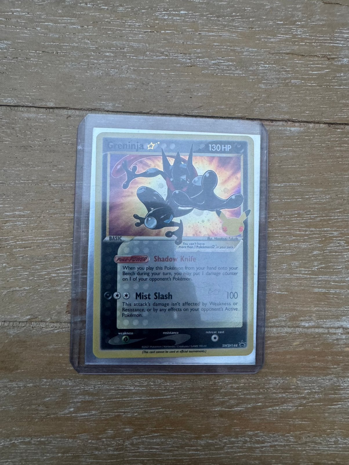 Greninja (swsh144), Ophalen of Verzenden, Zo goed als nieuw, Losse kaart