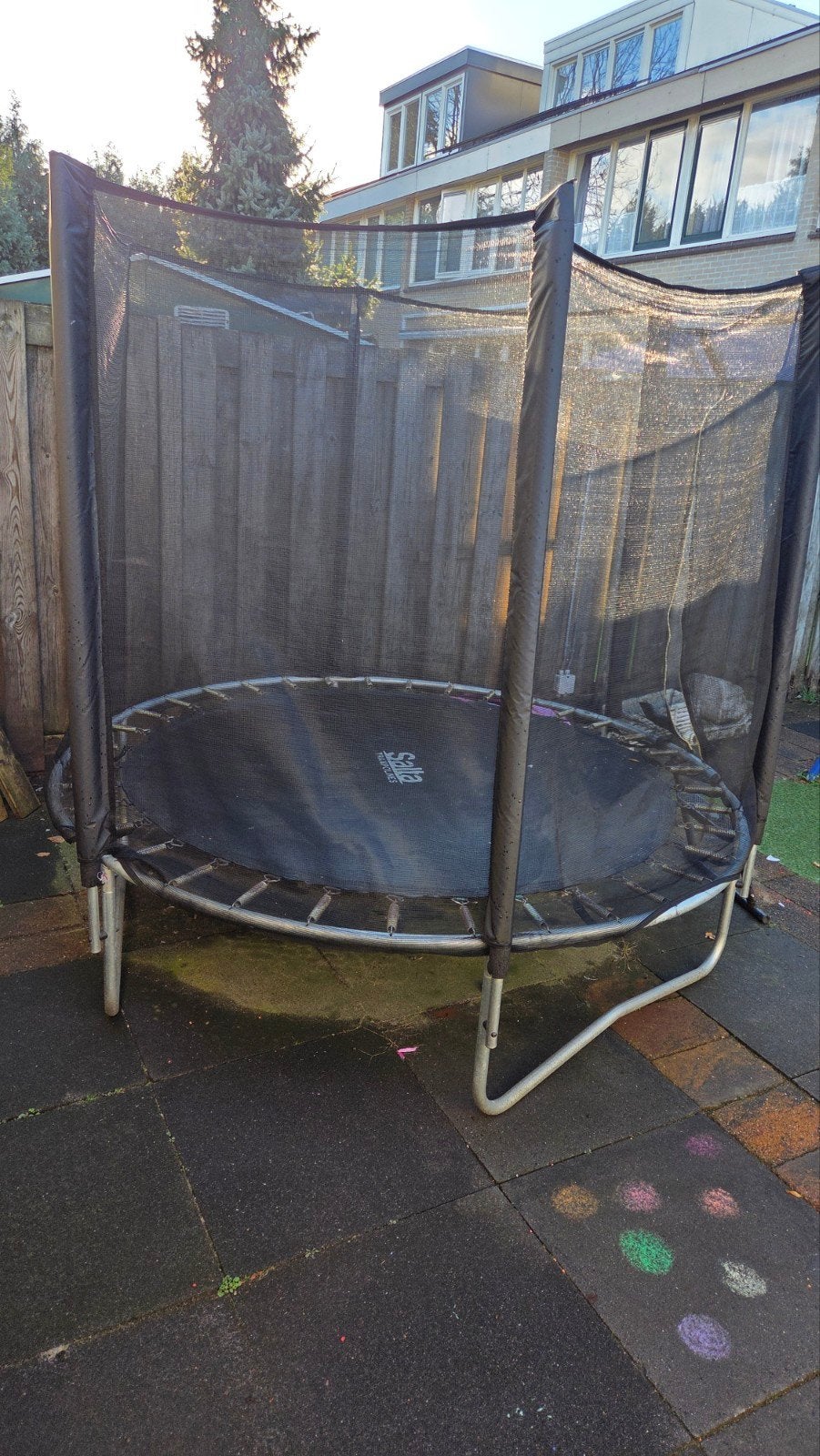 salta trampoline te koop/for sale, Ophalen, Gebruikt