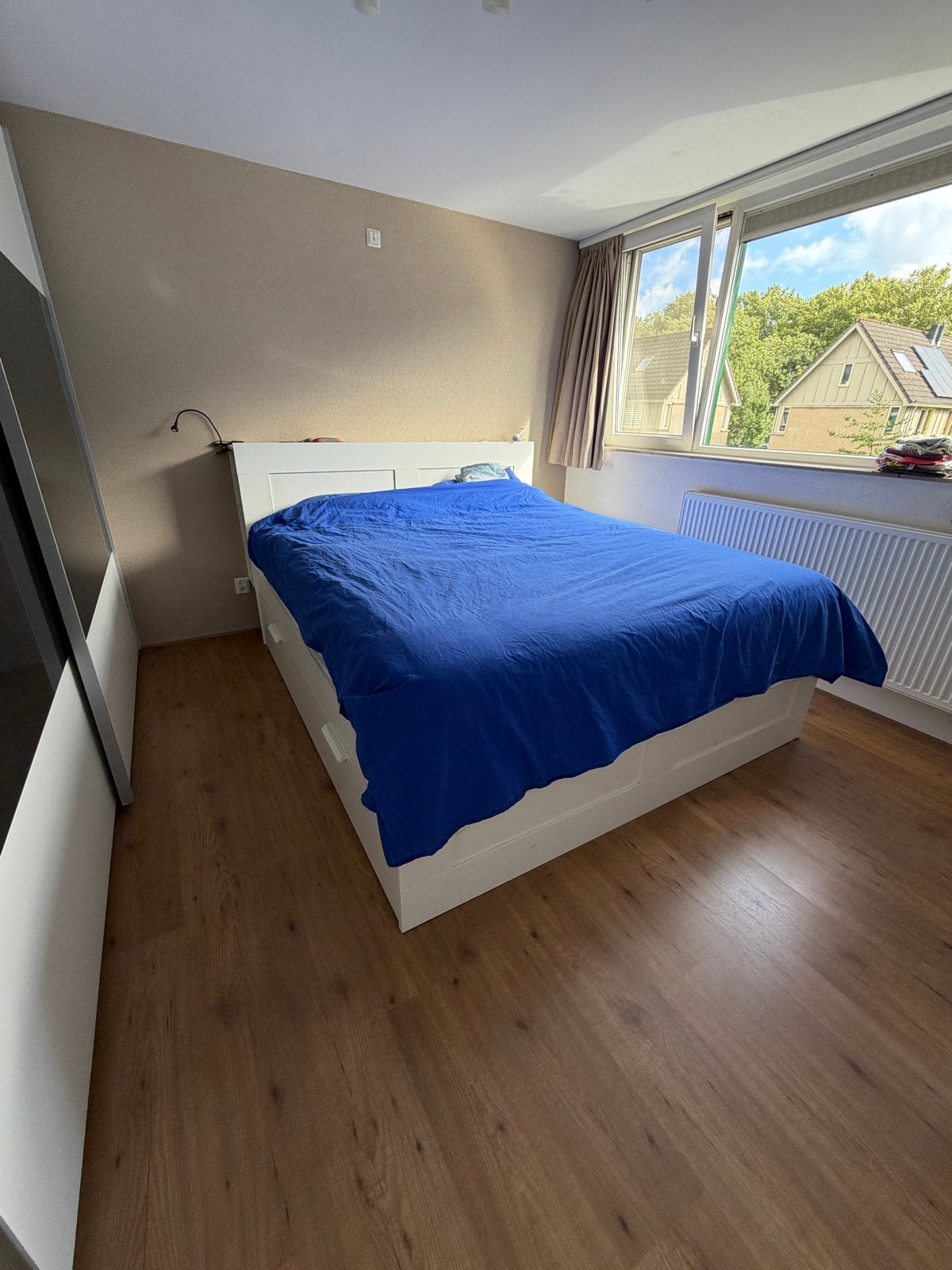 Tweepersoonsbed met opberglades - Wit, Huis en Inrichting, Ophalen, Gebruikt, Wit, Tweepersoons