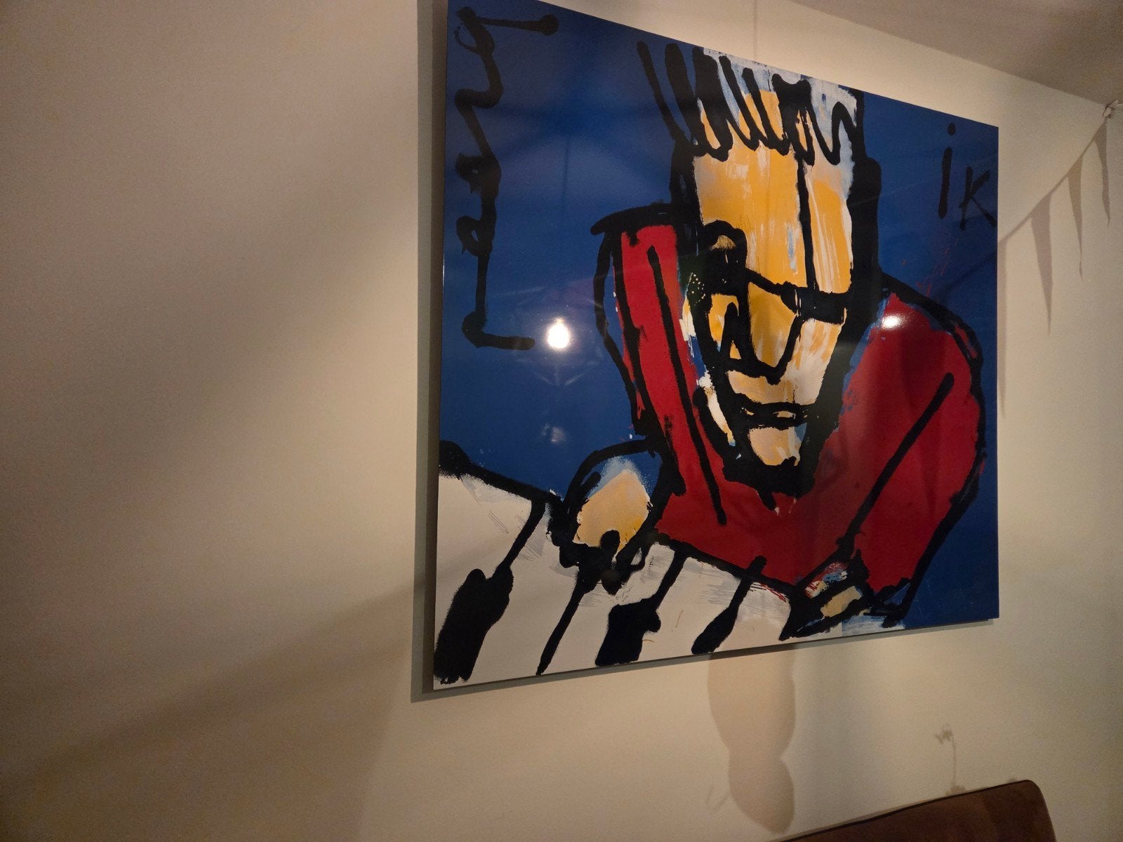 herman brood ik piano plexiglas, Ophalen of Verzenden, Metaal, Gelimiteerde oplage, Muziek