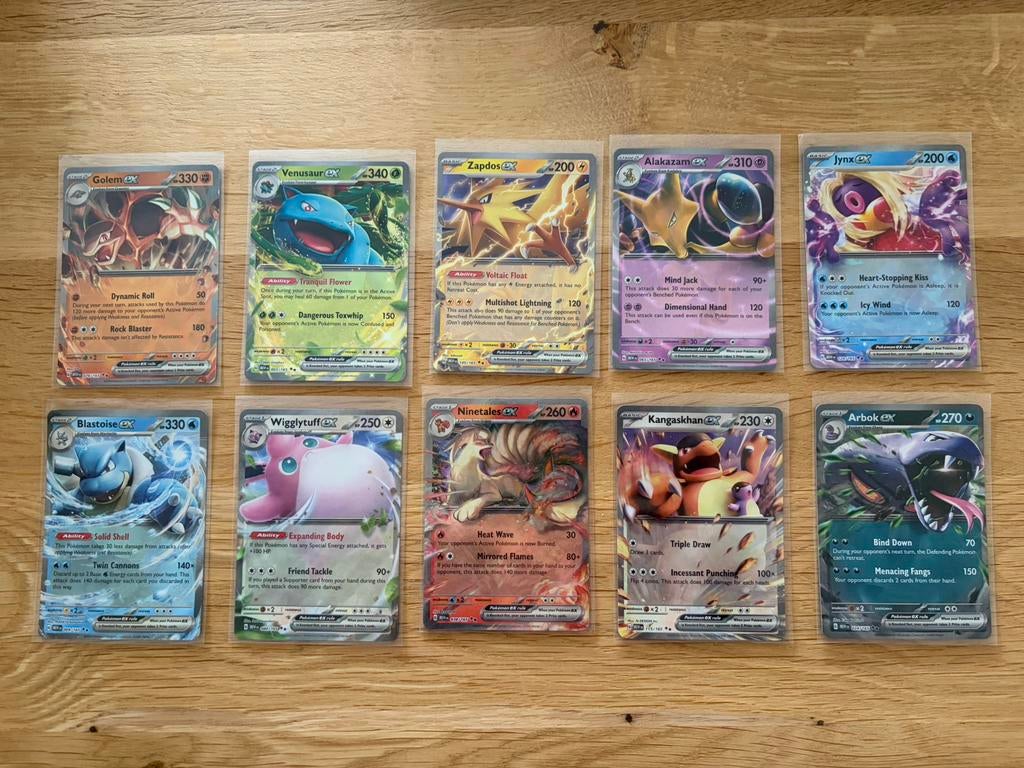 10 ex kaarten MEW set 151, Ophalen of Verzenden, Zo goed als nieuw, Meerdere kaarten