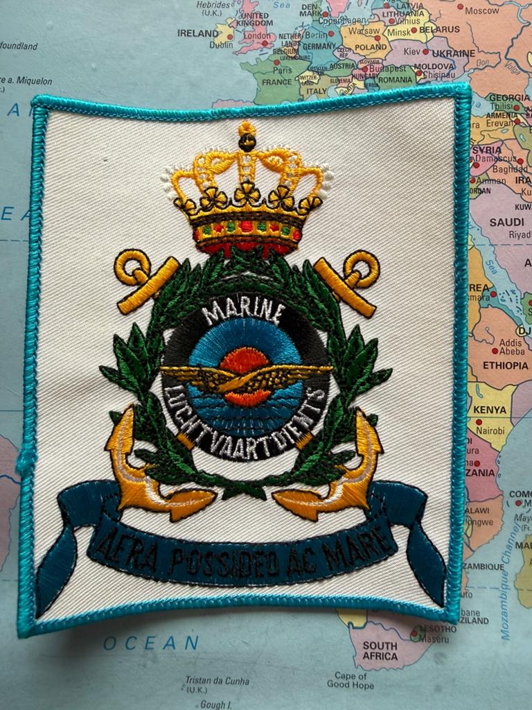 MLD Badge stof, Ophalen of Verzenden, Marine, Nederland, Embleem of Badge