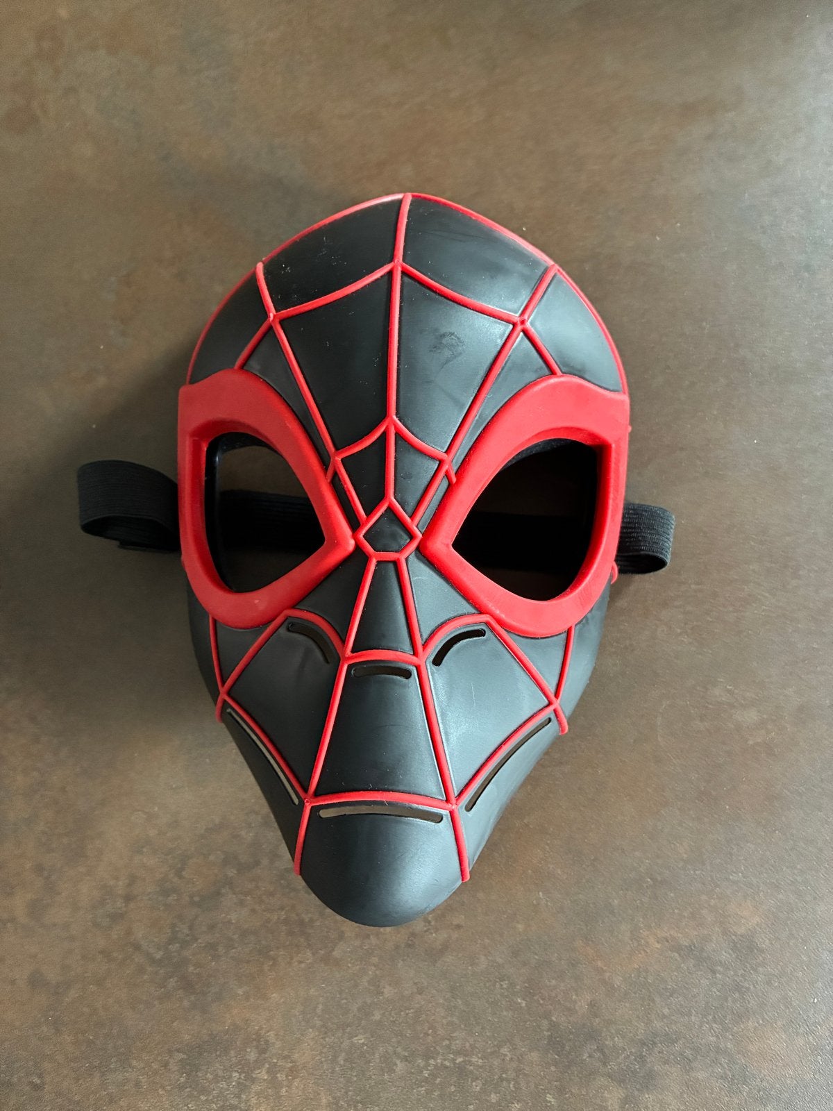 Spiderman Miles Morales masker voor kinderen, Ophalen of Verzenden, Gebruikt, 110 t/m 116, Jongen of Meisje