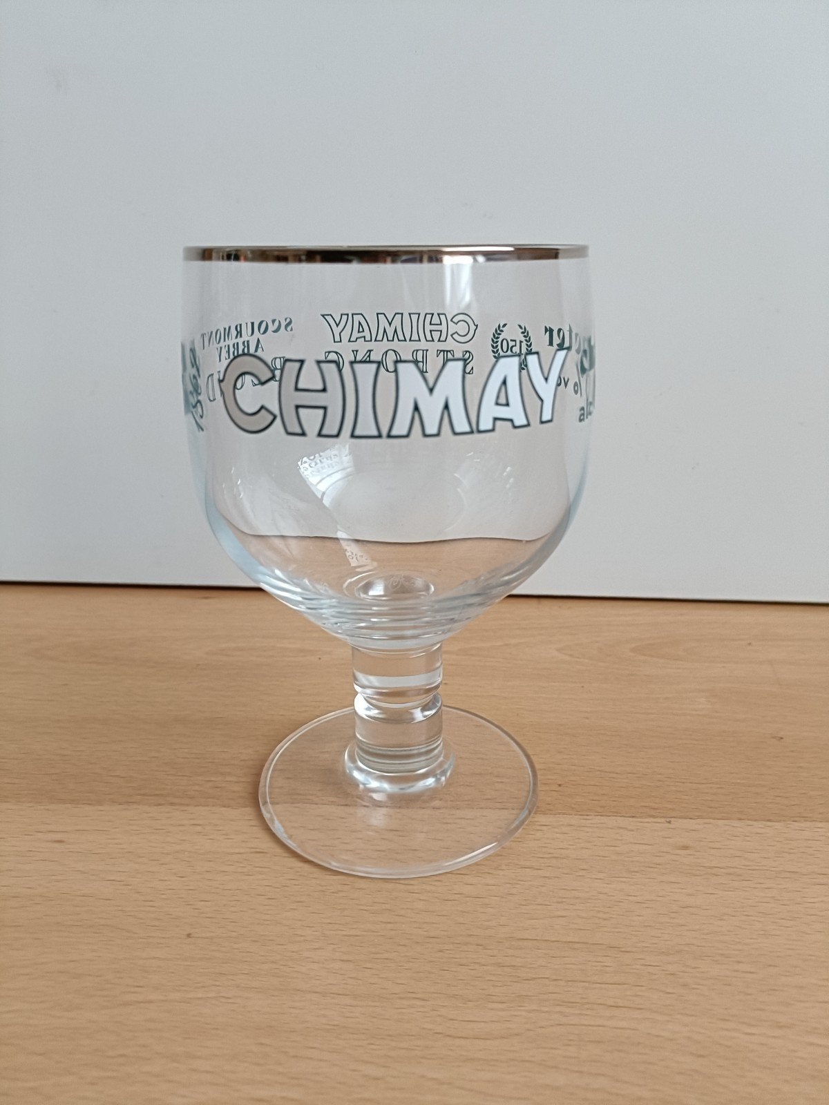 speciaal Chimay glas, Verzamelen, Biermerken, Ophalen of Verzenden, Zo goed als nieuw, Glas of Glazen, Overige merken