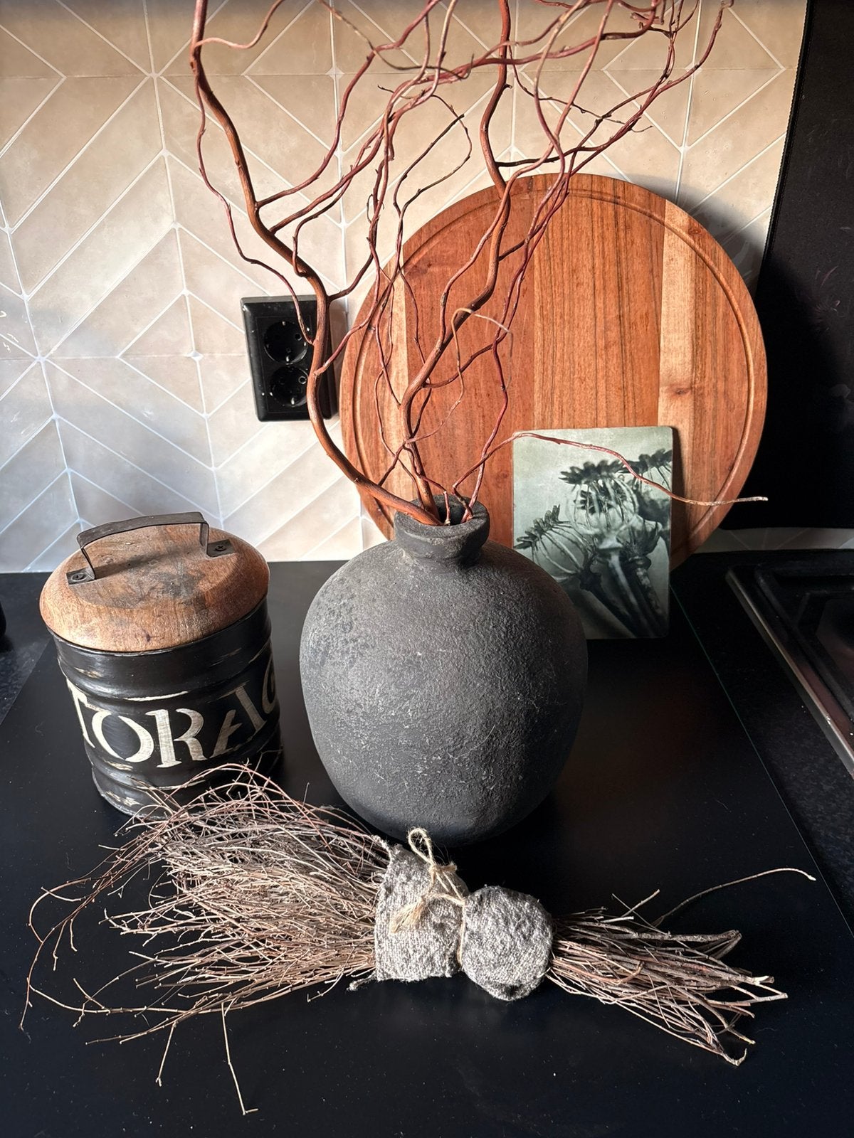 Mooie set sobere woonaccessoires ZGAN, Ophalen of Verzenden, Zo goed als nieuw