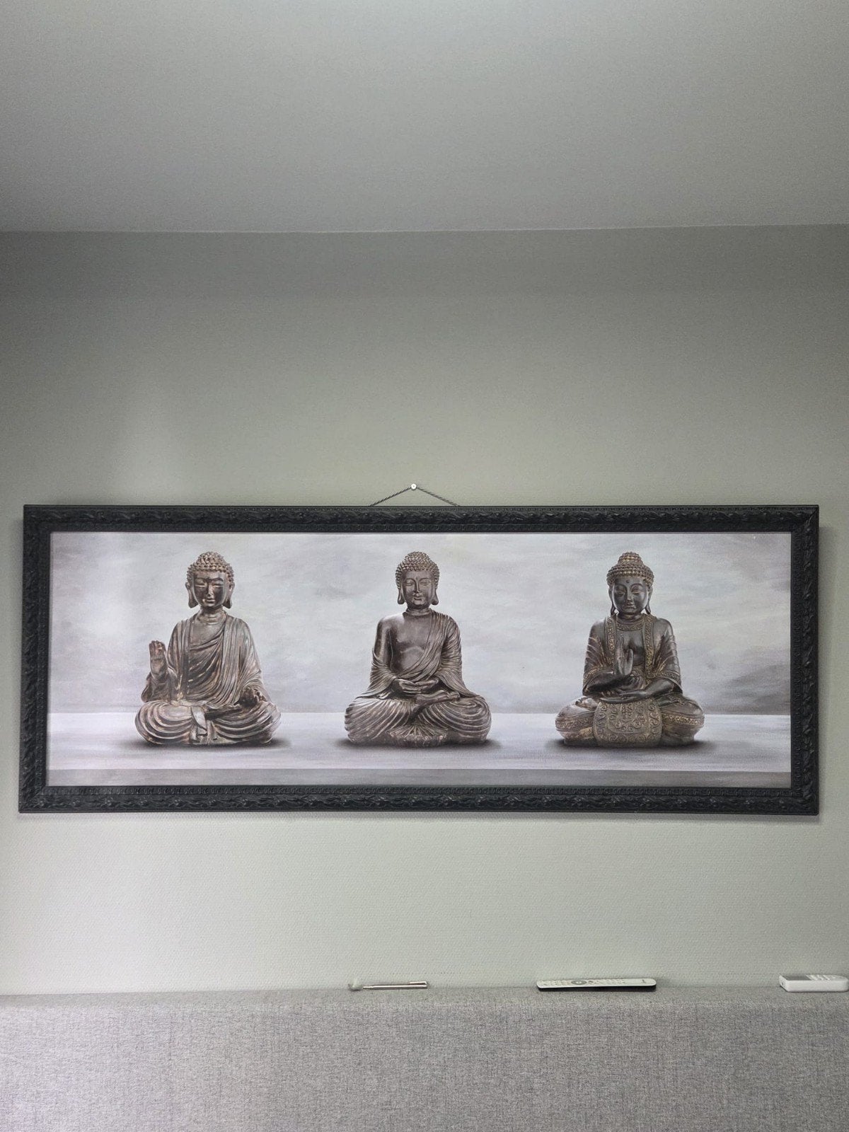 buddha schilderij 160x61.5 cm, Ophalen, Gebruikt, Schilderij