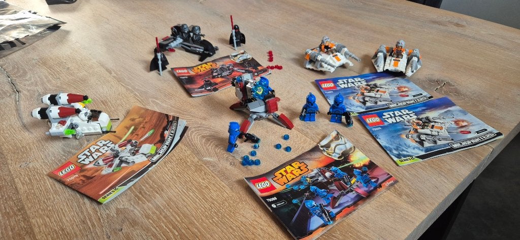Lego star wars 75074 75076 75079 75088, Gebruikt, Star Wars, Lego, Inclusief instructies