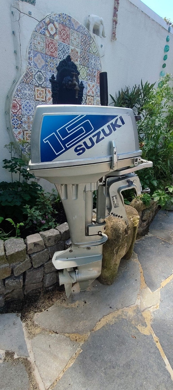 Buitenboordmotor suzuki 15pk 2t, Tuin en Terras, Barbecue-accessoires, Ophalen of Verzenden