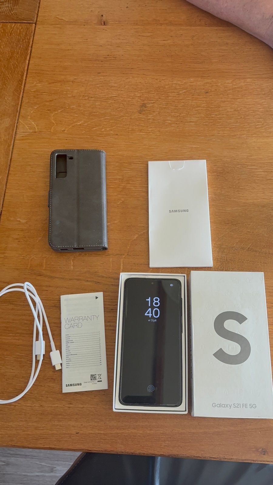 Samsung s21 fe, Zwart, Ophalen of Verzenden, Zo goed als nieuw, 128 GB