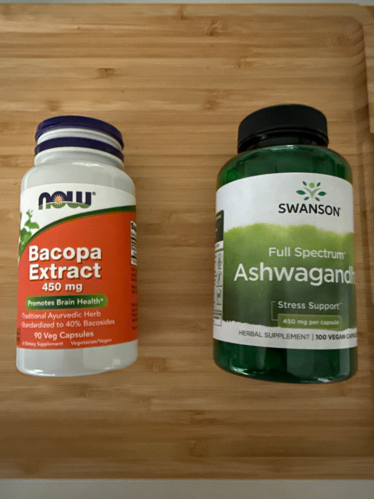 Bacopa Monnieri & Ashwagandha supplementen, Ophalen, Zo goed als nieuw, Overige typen