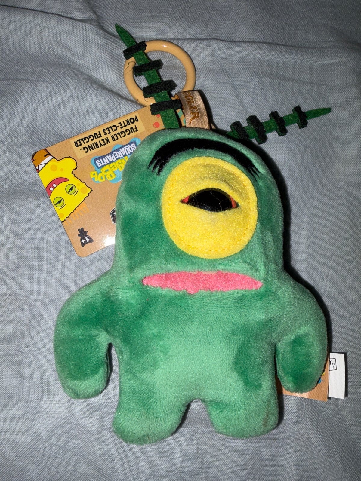 Fuggler x Spongebob sleutelhanger Plankton, Groen, Overige merken, Overige karakters, Overige typen