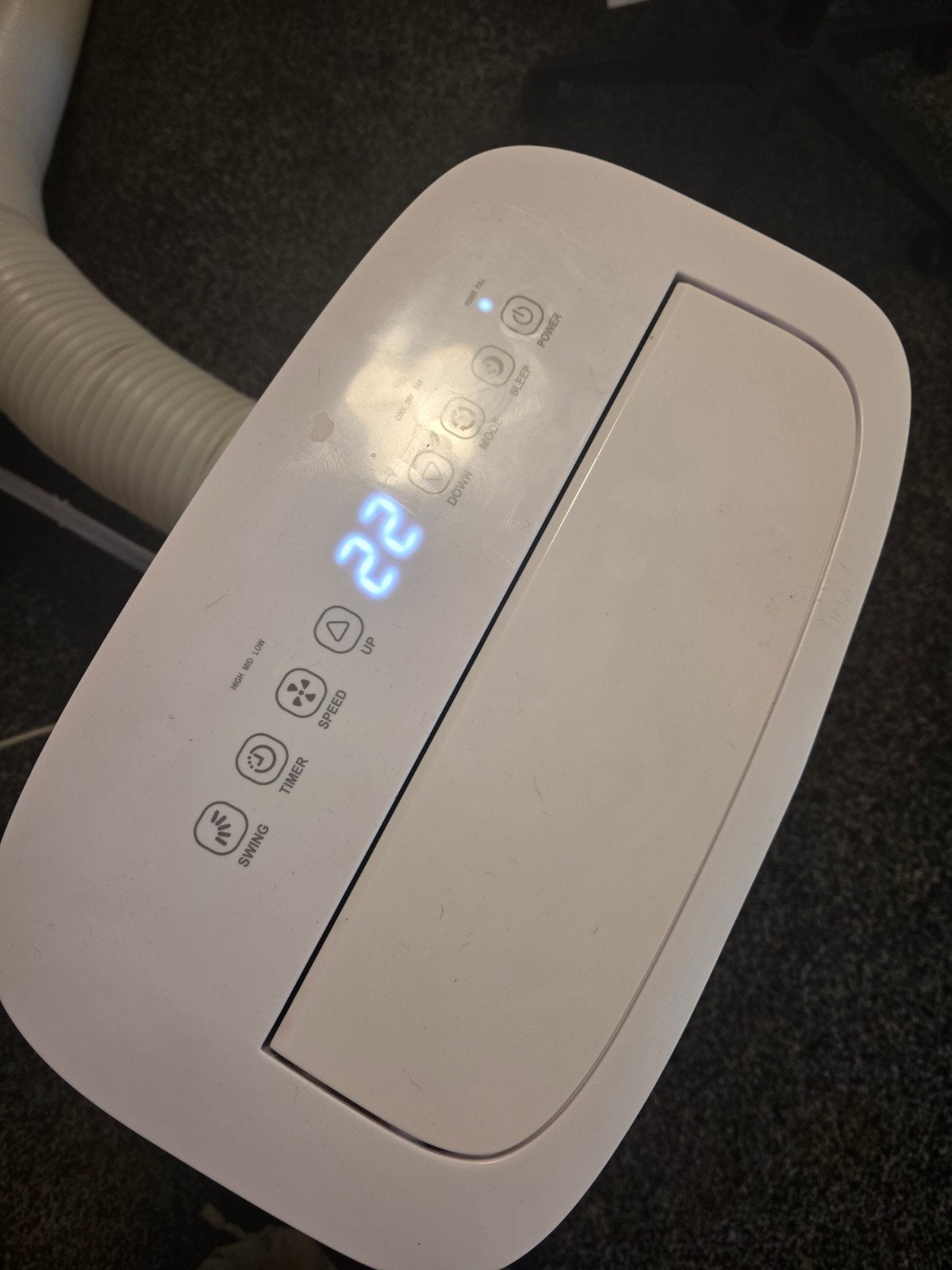 Fuave ACS14K01 Mobiele Airco - Krachtige Koeling voor Thuis, Ophalen, Minder dan 60 m³, 3 snelheden of meer, Zo goed als nieuw