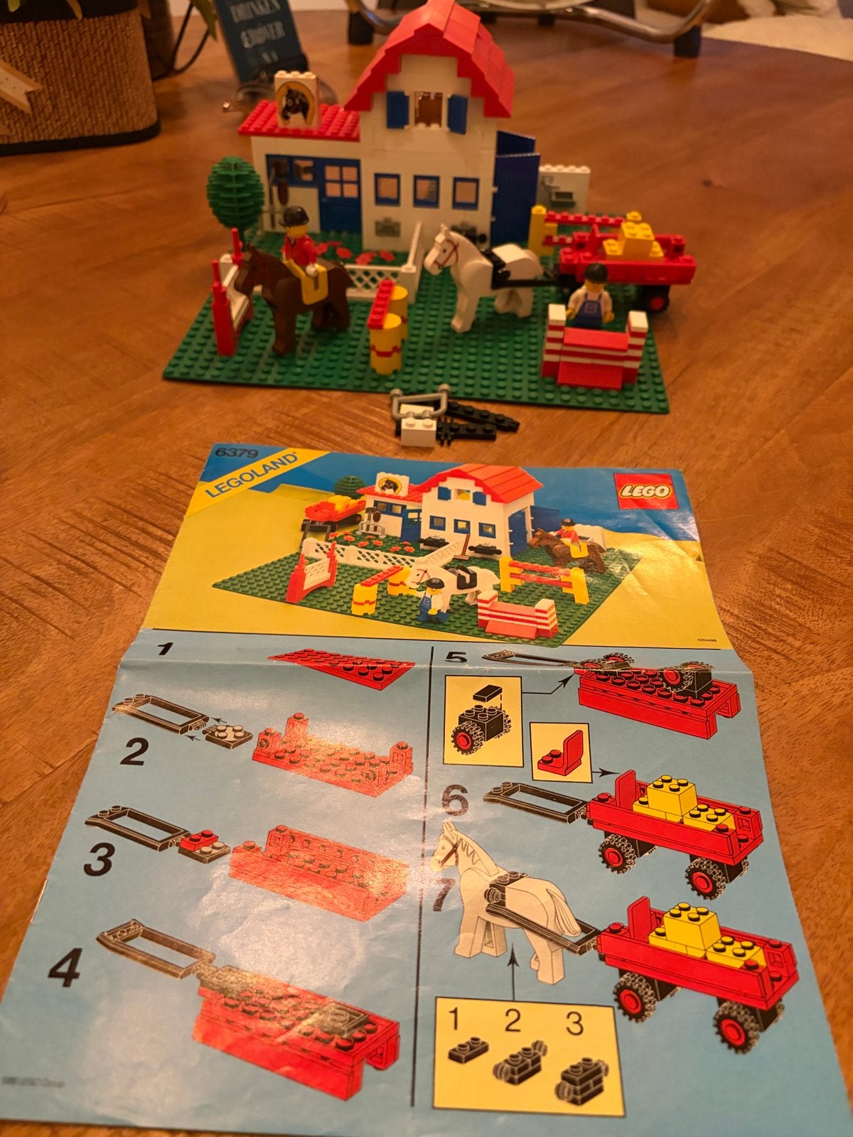 Lego 6379 Town Manege uit 1986 - Vintage en Compleet, Ophalen of Verzenden, Gebruikt