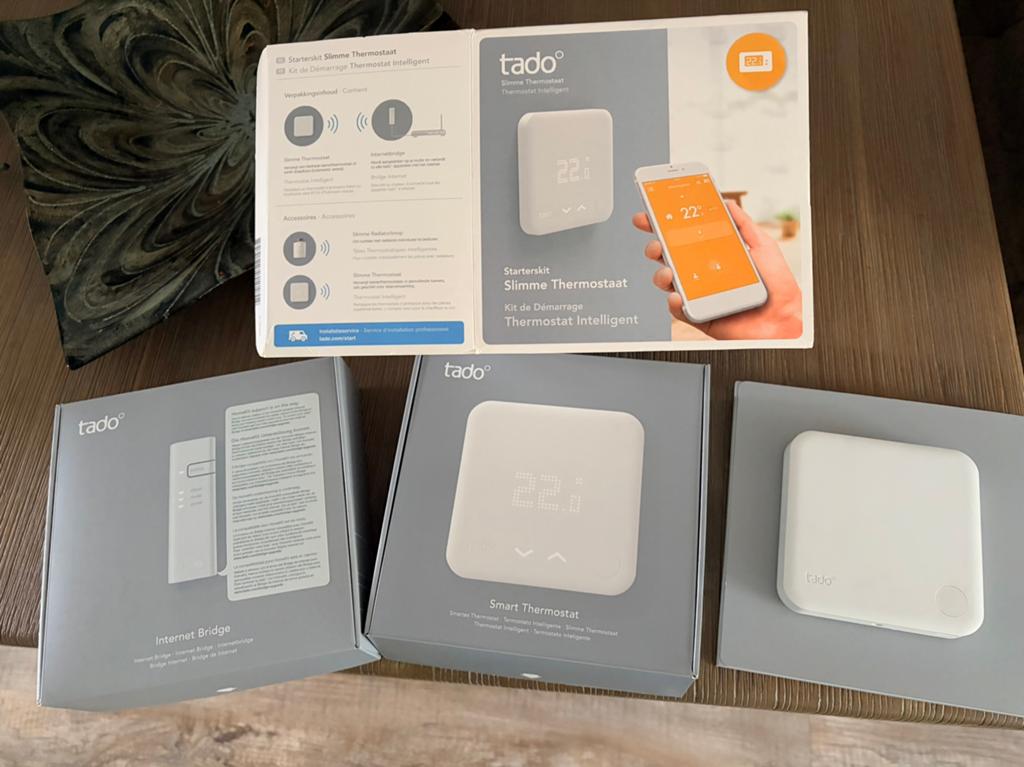 Tado slimme thermostaat, Doe-het-zelf en Verbouw, Verwarming en Radiatoren, Thermostaat, Gebruikt, Minder dan 30 cm, Minder dan 60 cm