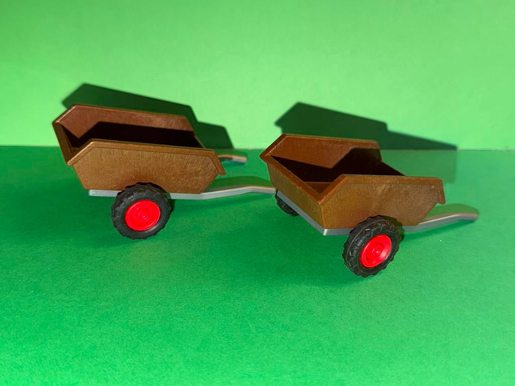 Mrt 050: playmobil: onderdelen (mest-) kruiwagens, Ophalen of Verzenden, Zo goed als nieuw, Los playmobil