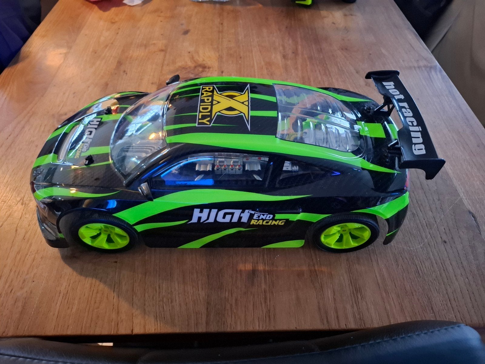 Groene XXL Race Auto, Elektro, Gebruikt, Ophalen of Verzenden, Auto onroad