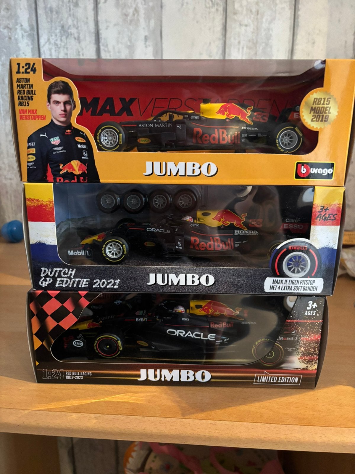 Jumbo F1 auto’s, Ophalen of Verzenden, Zo goed als nieuw, Auto, Bburago