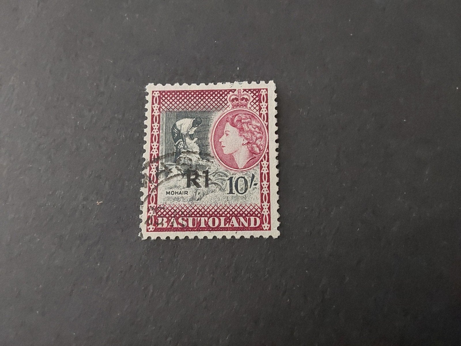 Basutoland, SG 68b, Verzenden, Gestempeld