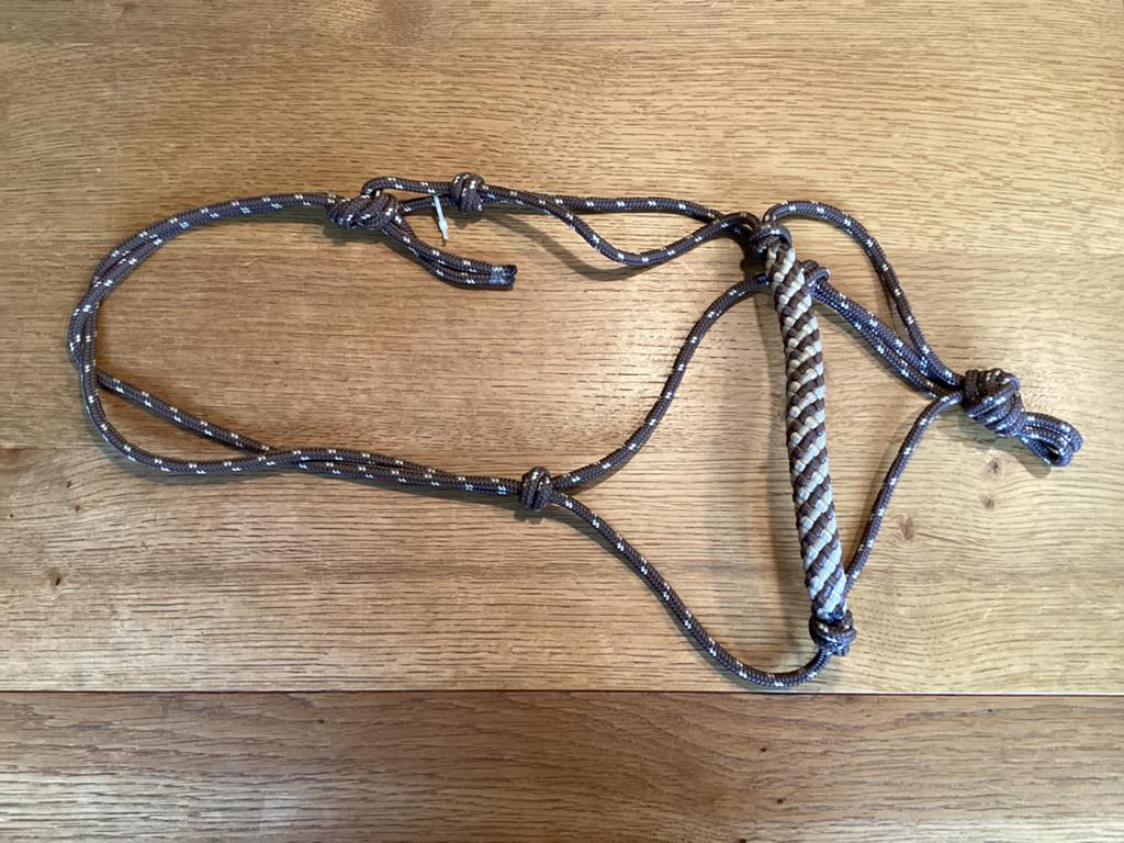 Touwhalster paard/pony met zachte neusriem bruin NIEUW, Dieren en Toebehoren, Ophalen of Verzenden, Nieuw, Recreatie