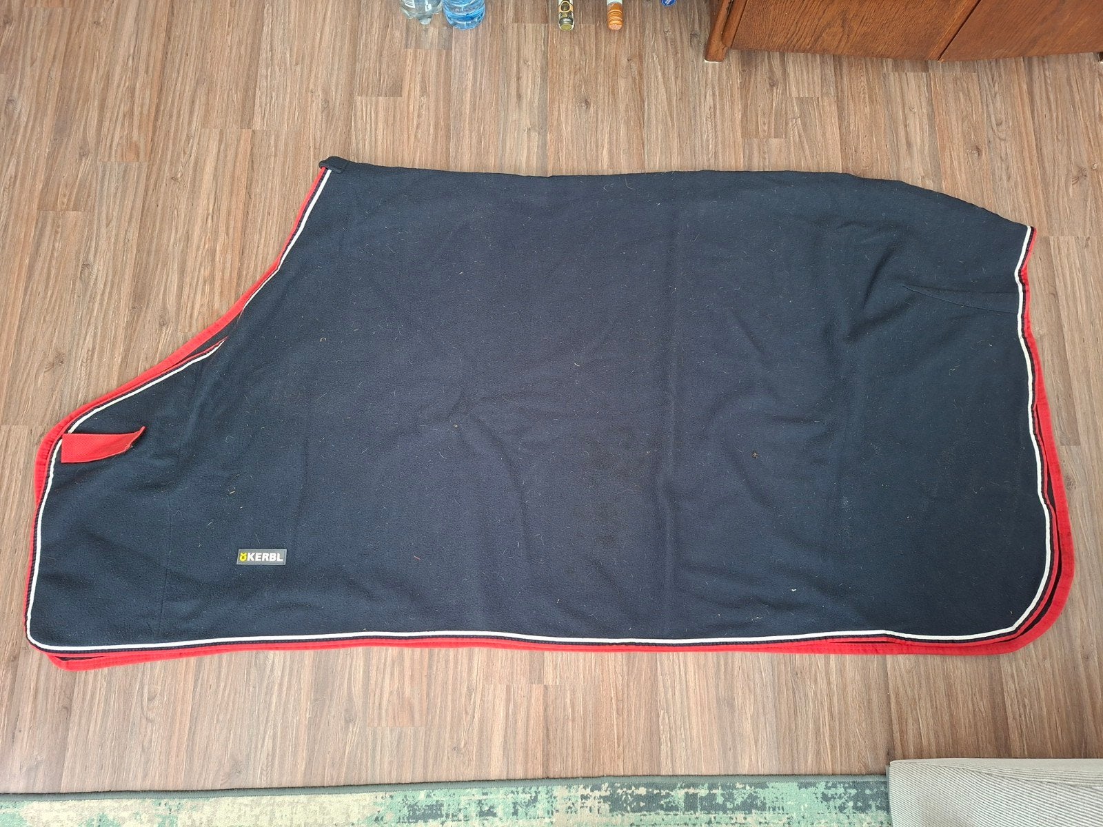 Zweetdeken, Navy, 185, Dieren en Toebehoren, Gebruikt, Cob (M), Zweetdeken, Blauw