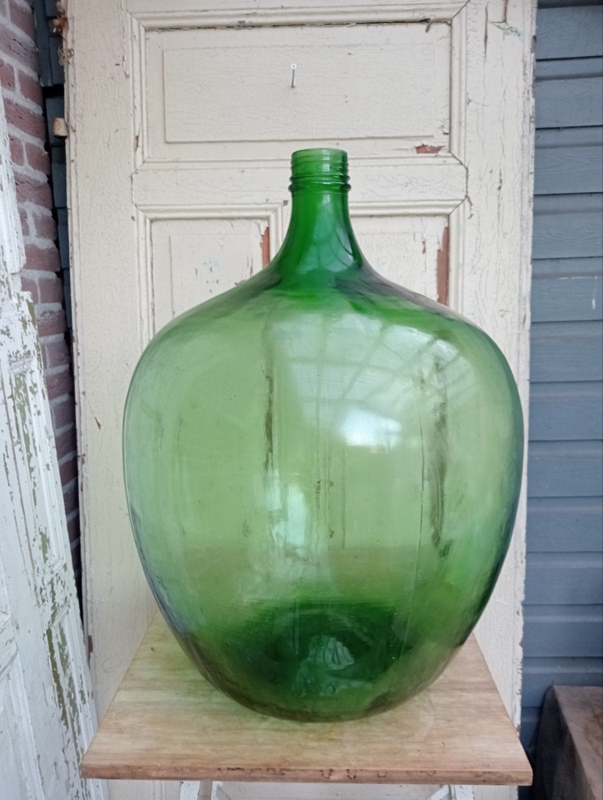 Grote Groene Wijngistingfles 60 Liter, Ophalen of Verzenden