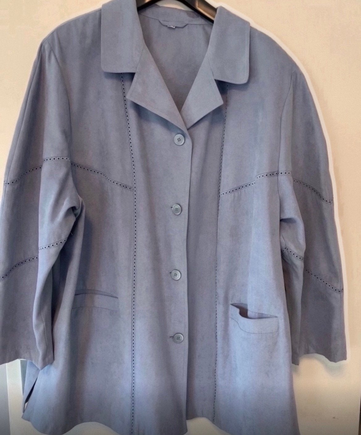 Blauwe jas. Maat 54., Ophalen of Verzenden, Gedragen, Maat 46/48 (XL) of groter, Blauw